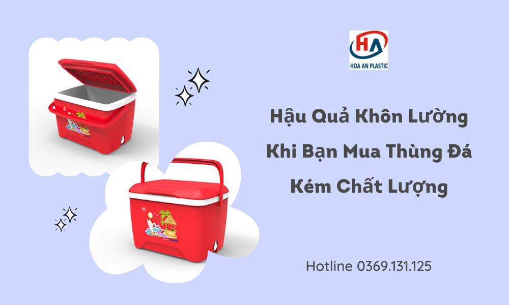 Hậu Quả Khôn Lường Khi Bạn Mua Thùng Đá Kém Chất Lượng